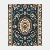 Perzische Vintage Fleece Deken (Voorkant)