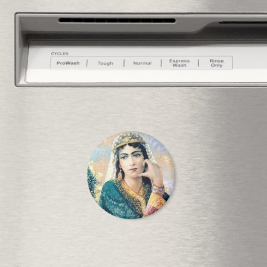 Perzische Vrouw Folk schilderen in detail Magneet (Insitu (Vaatwasser))