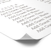 Perzische Waterverf Australian Floral Seating Char Poster (Hoek)