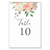 Perzische Waterverf Floral Wedding Kaart (Achterkant)