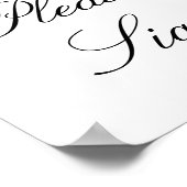 Perzische Waterverf Je moet een bruiloft onderteke Poster (Hoek)