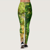 Perzische zijdeboom bladeren Leggings (Achterkant)
