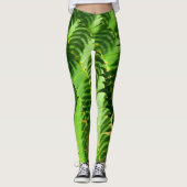 Perzische zijdeboom bladeren Leggings (Voorkant)