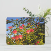 perzische zijdeboom feestdagenkaart (Staand voorkant)