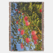 Perzische zijdeboom gooi deken (Voorkant Verticaal)