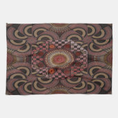 Perzische zonnigste ingelijst etnisch theedoek (Horizontaal)