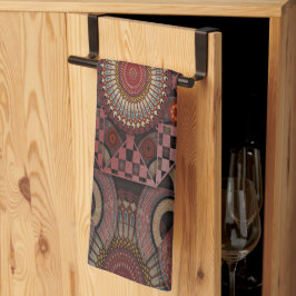 Perzische zonnigste ingelijst etnisch theedoek