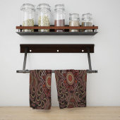 Perzische zonnigste ingelijst etnisch theedoek