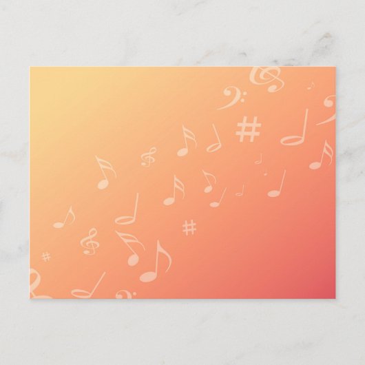 Perzmuziek Briefkaart (Voorkant)