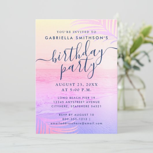 Perzondroze bleekroze bleekfilter kaart (Staand voorkant)