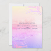 Perzondroze bleekroze bleekfilter kaart (Achterkant)