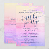 Perzondroze bleekroze bleekfilter kaart (Voorkant / Achterkant)