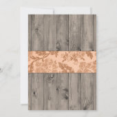 Perzons Baby shower Blauwgroen  van de Waterverf v Kaart (Achterkant)