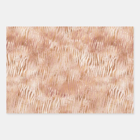 Perzons Roos Witte pagina Afdrukken Inpakpapier Vel (Voorkant 3)