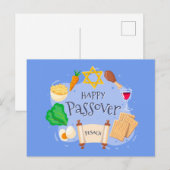 Pesach Briefkaart (Voorkant / Achterkant)