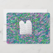 Pesach, de tien geboden feestdagenkaart (Voorkant)