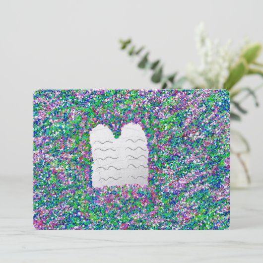 Pesach, de tien geboden feestdagenkaart (Staand voorkant)