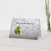 Pesach Greeting Card Happy Passover in Hebrew Kaart (Voorkant)