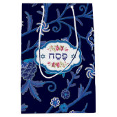 "Pesach" Hebreeuwse SMS Design Passover Cadeaus Medium Cadeauzakje (Voorkant)