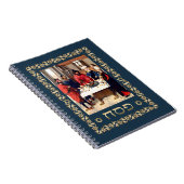 "Pesach" Hebreeuwse tekst Passover Gift Notitieboe Notitieboek (Rechterzijde)