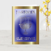 Pesach Pascha Joodse feestdag Kaart (Gele Bloem)