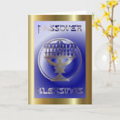 Pesach Pascha Joodse feestdag Kaart (Gele Bloem)