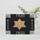 Pesach Pasen Feestdagenkaart (Staand voorkant)