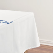 Pesach - Passover Hebreeuwse stappen in blauw Tafelkleed (Voorbeeld)