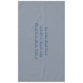 Pesach Passover Hebrew Haggadah Quote Grey-Blue Tafelkleed (Voorkant)