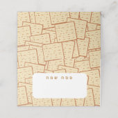 pesach place cards hebrew plaatskaartje (Buitenkant ongevouwen)