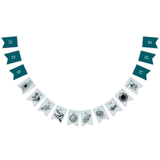 Pesach Plagen voor Seder Vlaggetjes (Alle)