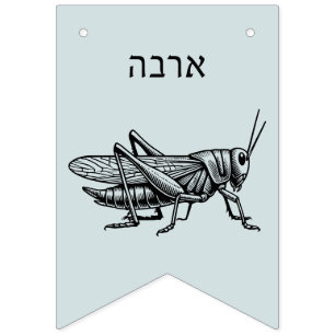 Pesach Plagen voor Seder Vlaggetjes