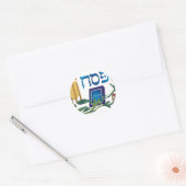 Pesach Ronde Sticker (Envelop)