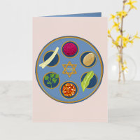 Pesach Seder Bord Happy Passover Joods