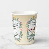 Pesach Seder Kosher zes verschillende Passover foo Papieren Bekers (Links)