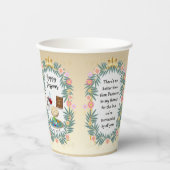 Pesach Seder Kosher zes verschillende Passover foo Papieren Bekers (Voorkant)