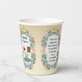 Pesach Seder Kosher zes verschillende Passover foo Papieren Bekers