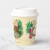 Pesach Seder Kosher zes verschillende Passover foo Papieren Bekers (Links)