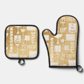 Pesach Seder Ovenwant & Pannenlap Set (Voorkant)