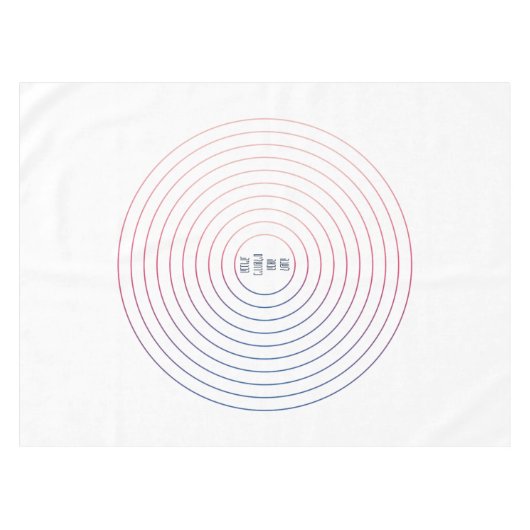 Pesach Seder Volgend jaar in Jeruzalem Tafelkleed (Voorkant (Horizontaal))