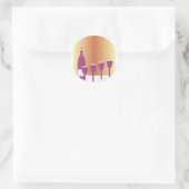 Pesach Vier kopjes wijn Ronde Sticker (Tas)