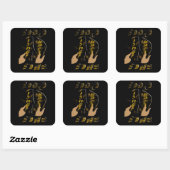 Pesach Vierkante Sticker (Vel)