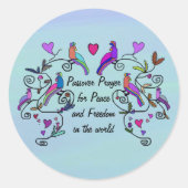 Pesach Vrede Stickers (Voorkant)