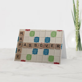 Pesach Woordzoeken Wenskaart Kaart