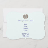 Pesach Words and Symbols Card/Invitation Kaart (Achterkant)