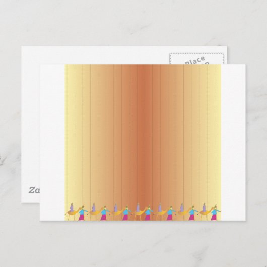Pesah scene briefkaart (Voorkant / Achterkant)