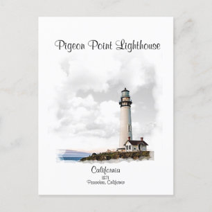 PESCADERO POINT VUURTOREN - BRIEFKAART