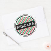 Pescara City Pride Emblem – Italian Identity Ronde Sticker (Envelop)