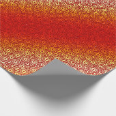 Pescara Fire Red Yellow Cadeaupapier (Hoek)