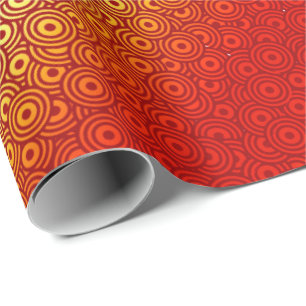 Pescara Fire Red Yellow Cadeaupapier
